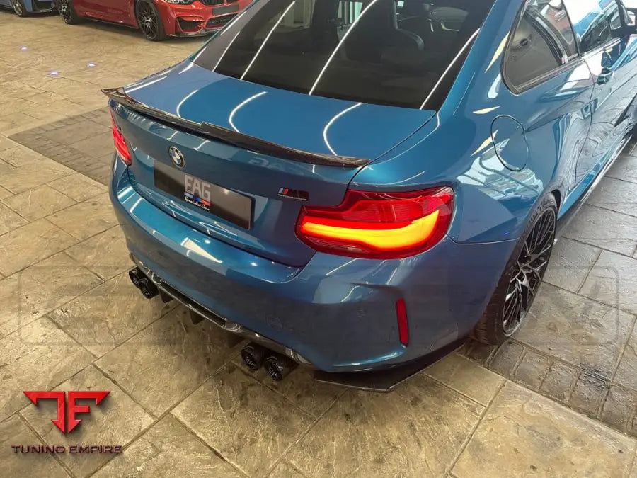 BMW M2/M2C F87 CARBON FIBRE DIFFUSER - V4 - CT CARBON