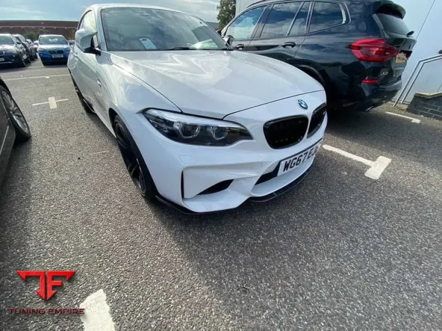 BMW M2/M2C F87 CARBON FIBRE MIDDLE SPLITTER - V5 - CT CARBON