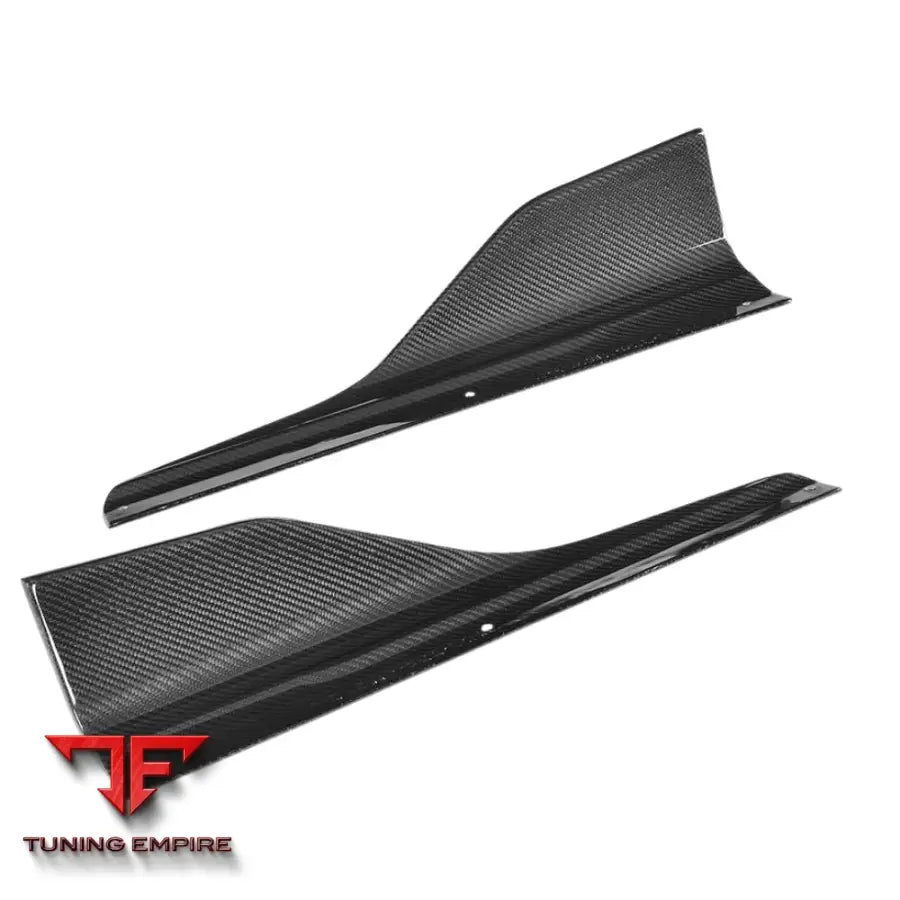 BMW M2/M2C F87 CARBON FIBRE SIDE SKIRTS - V1 - CT CARBON