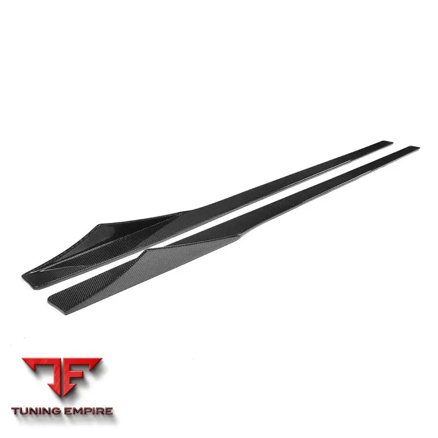 BMW M2/M2C F87 CARBON FIBRE SIDE SKIRTS - V2 - CT CARBON