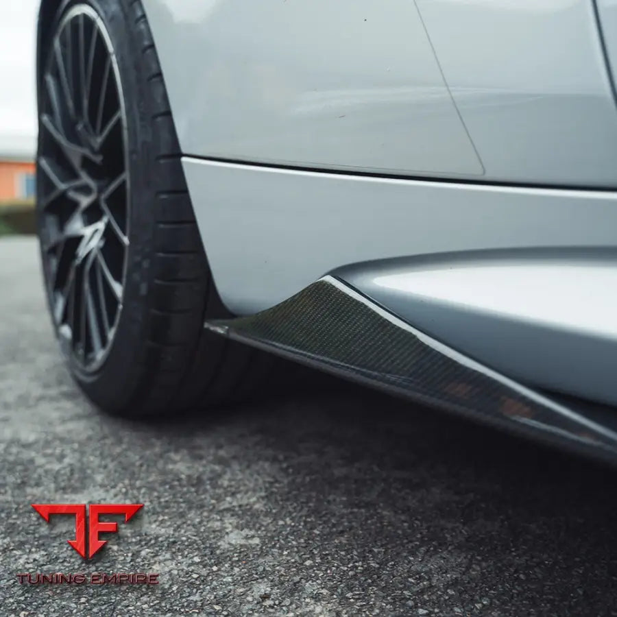 BMW M2/M2C F87 CARBON FIBRE SIDE SKIRTS - V2 - CT CARBON