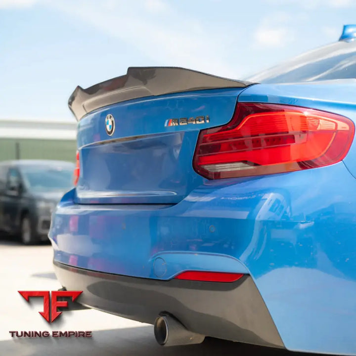 BMW M2 / M2C F87 & F22 2 SERIES CARBON FIBRE DUCKTAIL SPOILER - V4 - CT CARBON