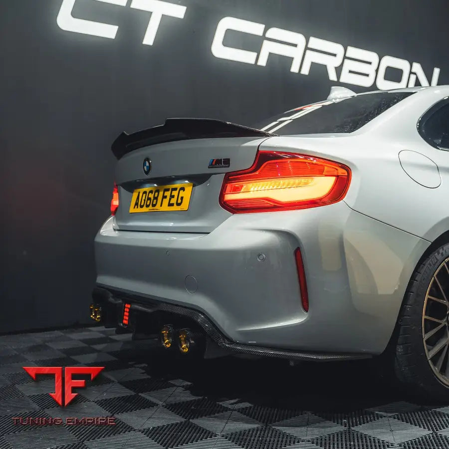 BMW M2 / M2C F87 & F22 2 SERIES CARBON FIBRE DUCKTAIL SPOILER - V4 - CT CARBON