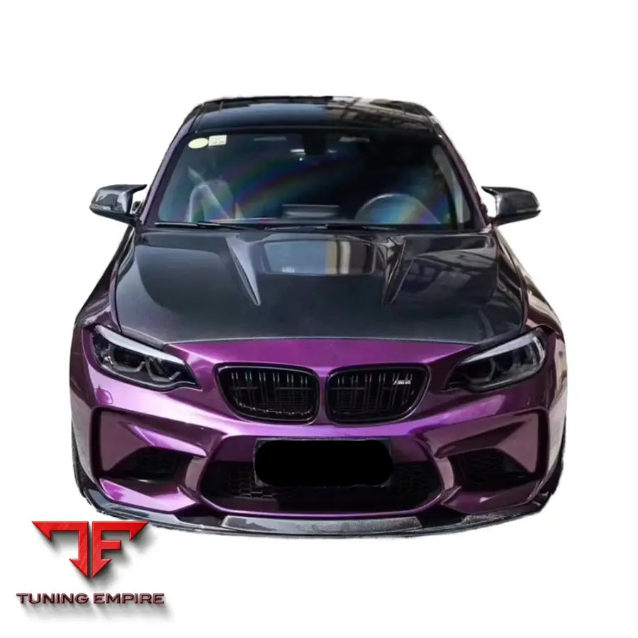 BMW M2 TRANSPARENT CARBON FIBER FRONT BONNET HOOD
