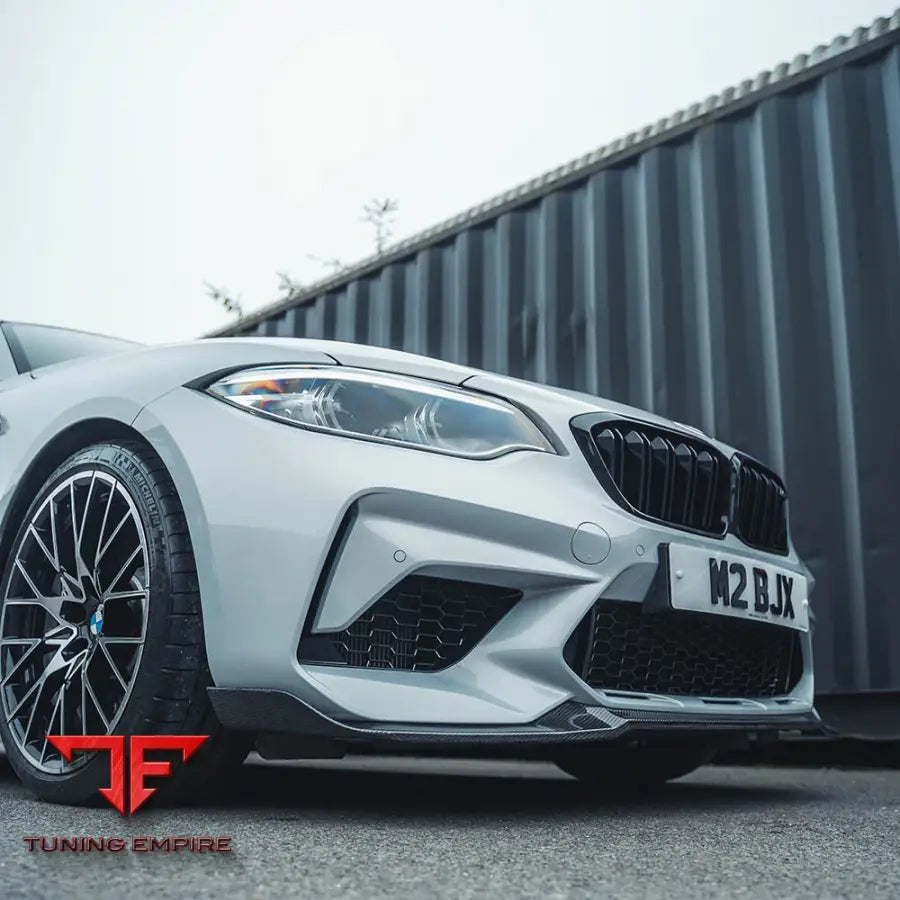 BMW M2C F87 CARBON FIBRE SPLITTER - V4 - CT CARBON