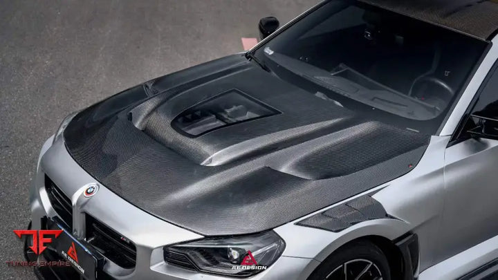 BMW M2CS M2 G87 & 2 SERIES 230I M240I G42 ART VENTED TRANSPARENT GLASS V2 HOOD - Hood