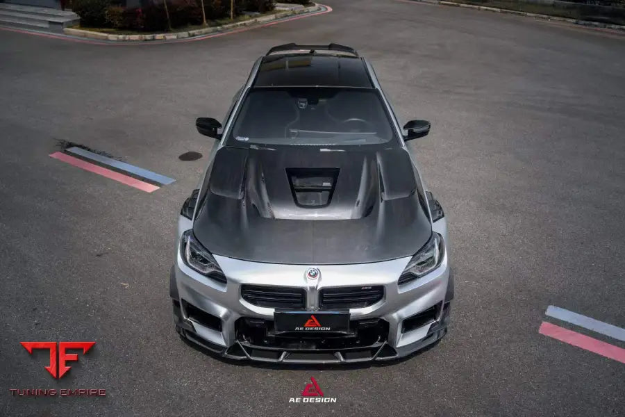 BMW M2CS M2 G87 & 2 SERIES 230I M240I G42 ART VENTED TRANSPARENT GLASS V2 HOOD - Hood