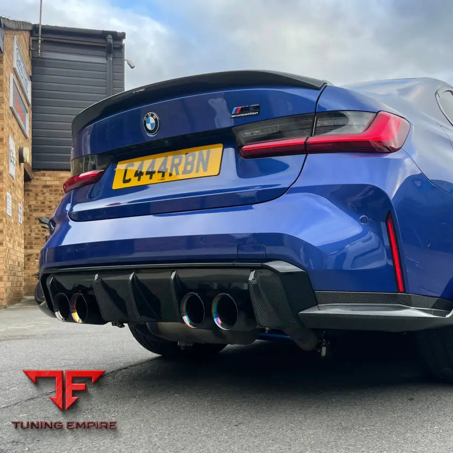 BMW M3/3 SERIES G80/G20 2018+ CARBON FIBRE SPOILER - V4 - CT CARBON