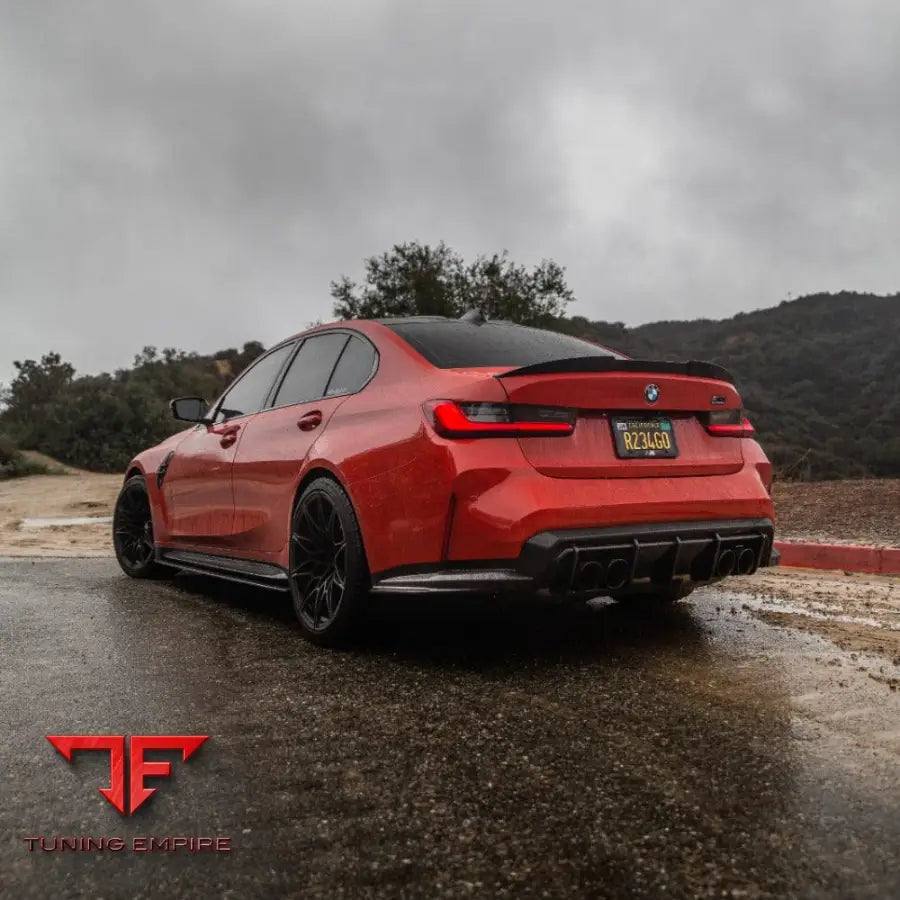 BMW M3/3 SERIES G80/G20 2018+ CARBON FIBRE SPOILER - V7 - CT CARBON