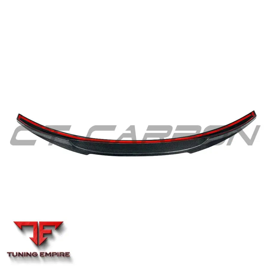 BMW M3/3 SERIES G80/G20 2018+ WET CARBON FIBRE SPOILER - V3 - CT CARBON