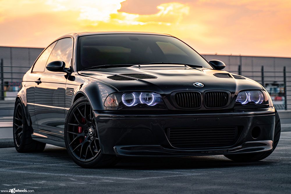 BMW M3 E46 on custom forged wheels