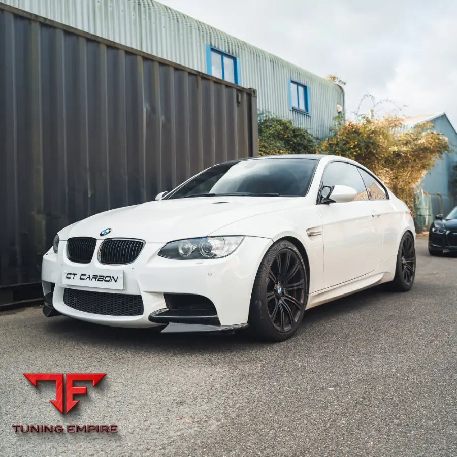 BMW M3 E90/E92/E93 2007-2013 CARBON FIBRE FRONT CANARD SPLITTERS - CT CARBON