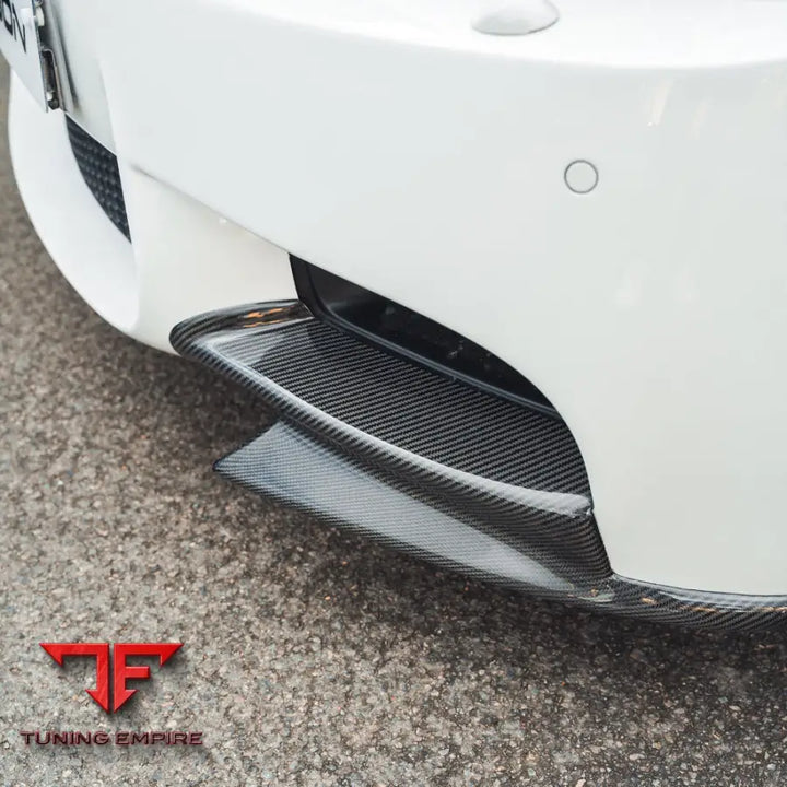 BMW M3 E90/E92/E93 2007-2013 CARBON FIBRE FRONT CANARD SPLITTERS - CT CARBON