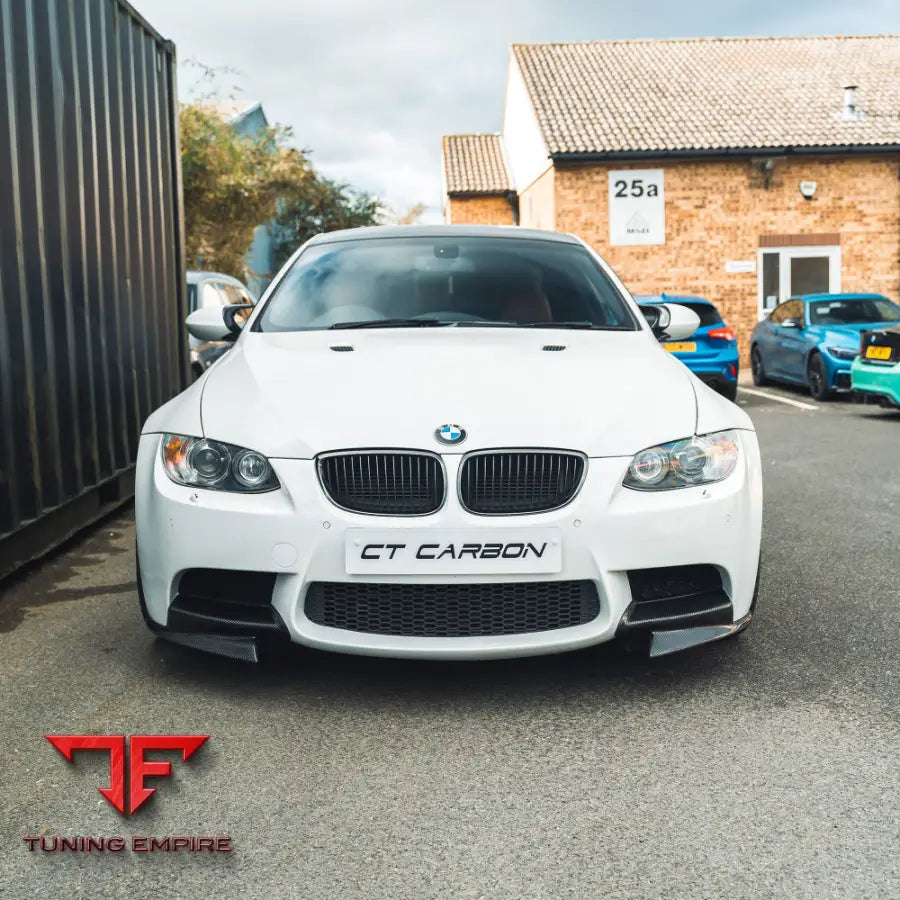 BMW M3 E90/E92/E93 2007-2013 CARBON FIBRE FRONT CANARD SPLITTERS - CT CARBON