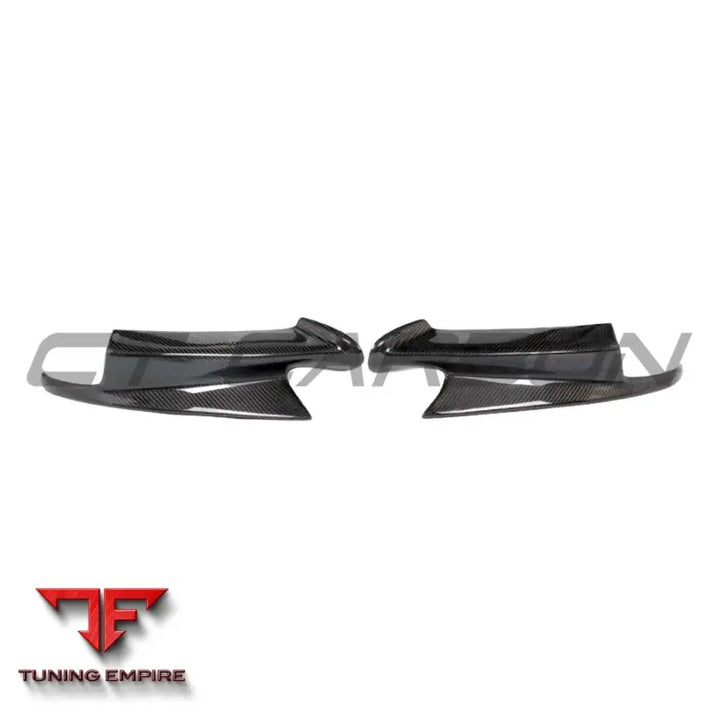 BMW M3 E90/E92/E93 2007-2013 CARBON FIBRE FRONT CANARD SPLITTERS - CT CARBON