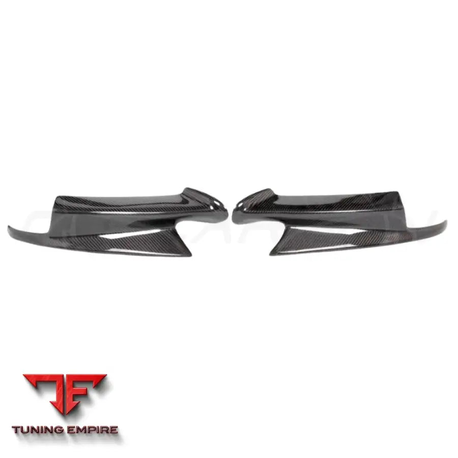 BMW M3 E90/E92/E93 2007-2013 CARBON FIBRE FRONT CANARD SPLITTERS - CT CARBON