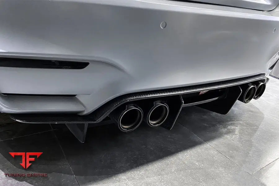 BMW M3 F80 & M4 F82 SM STYLE CARBON FIBER REAR DIFFUSER AND LIP BSD