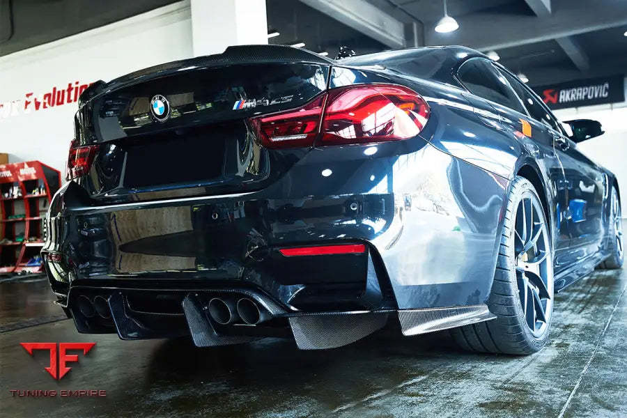 BMW M3 F80 & M4 F82 SM STYLE CARBON FIBER REAR DIFFUSER AND LIP BSD