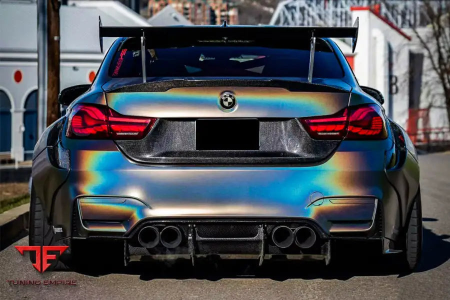BMW M3 F80 & M4 F82 SM STYLE CARBON FIBER REAR DIFFUSER AND LIP BSD