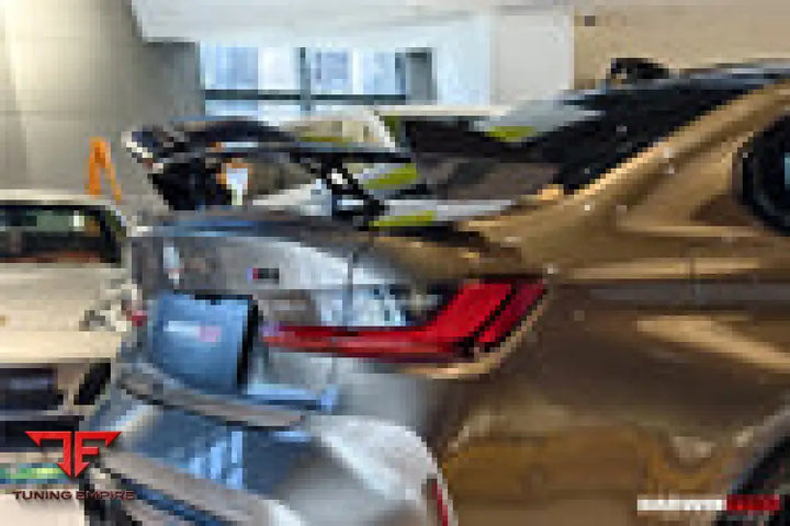 Bmw M3 G80 & 3 Series G20 M4 G82 4 G22 Bkssii Style Carbon Fiber Trunk Wing With Aluminum Slloy