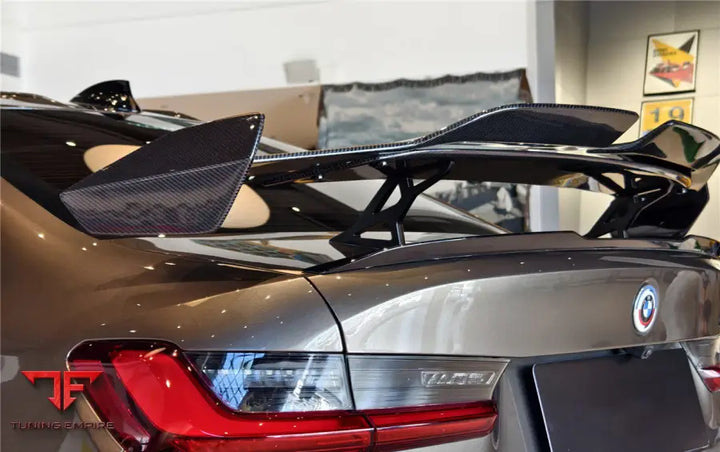 Bmw M3 G80 & 3 Series G20 M4 G82 4 G22 Bkssii Style Carbon Fiber Trunk Wing With Aluminum Slloy