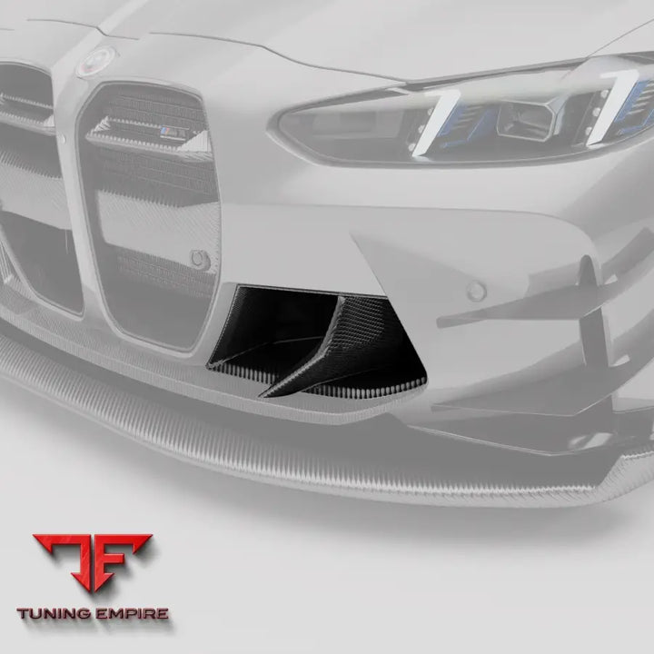 BMW M3 G80 CARBON FIBER AERO FRONT BUMPER INLETS