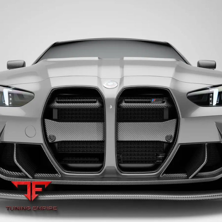 BMW M3 G80 CARBON FIBER AERO FRONT GRILL (WITH ACC)