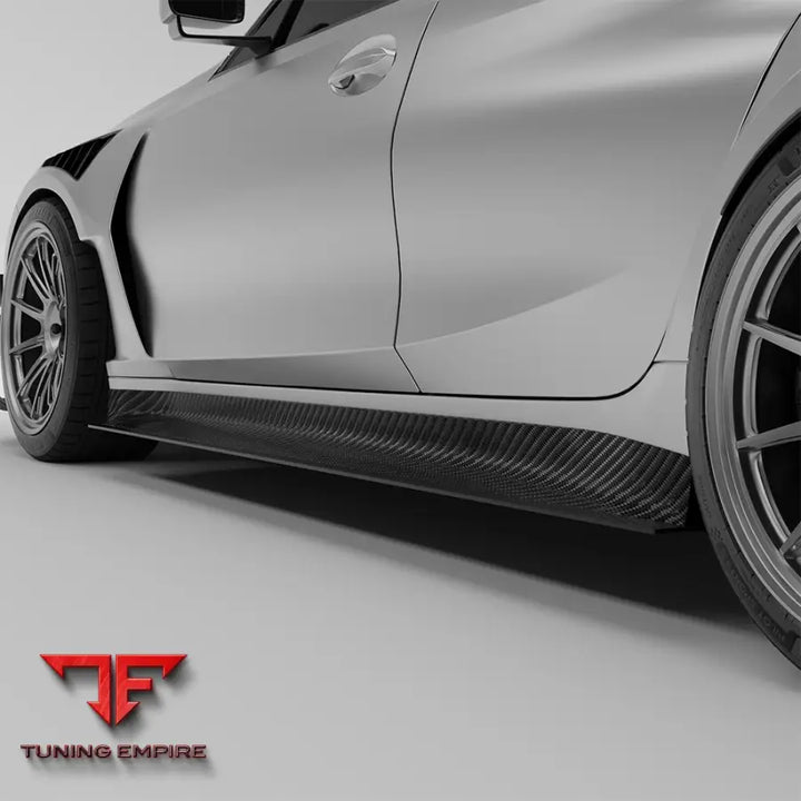 BMW M3 G80 CARBON FIBER AERO SIDE SKIRTS