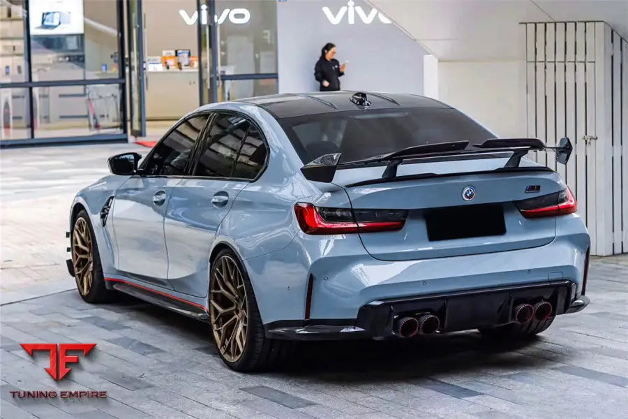 Bmw M3 G80 G20 Bkssii Style Carbon Fiber Trunk Spoiler Bsd