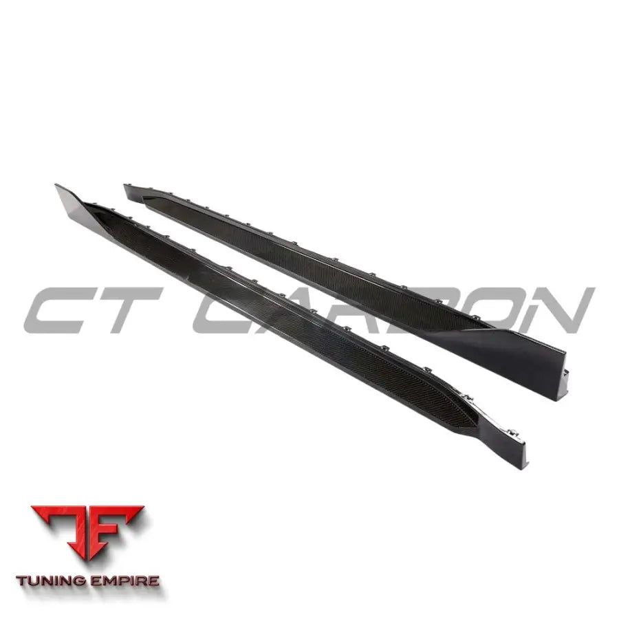 BMW M3 G80/G81 CARBON FIBRE SIDE SKIRTS - V1 - CT CARBON
