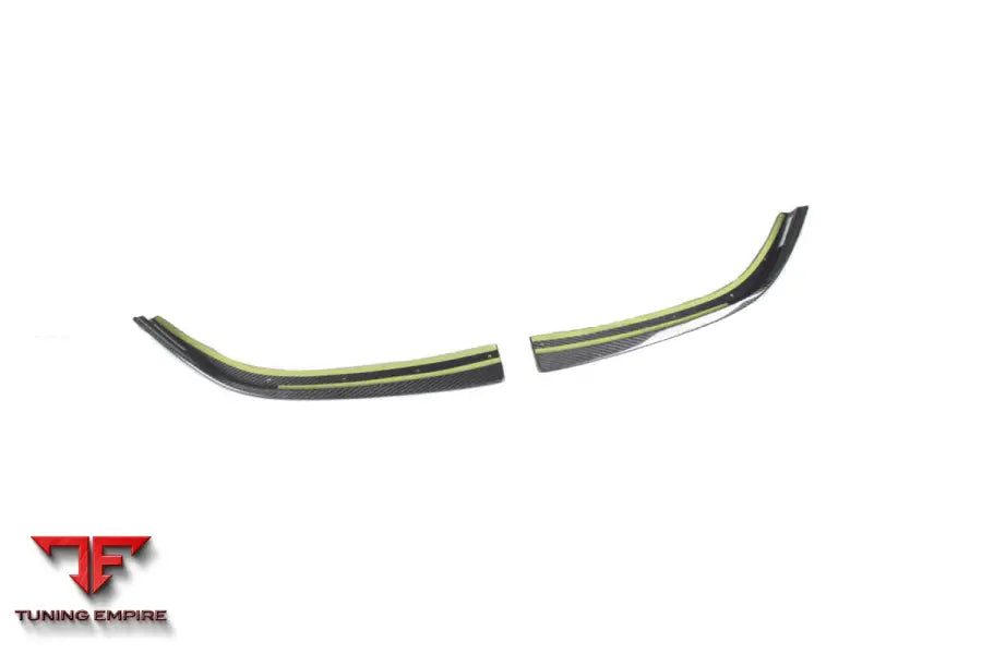 BMW M3 G80 & G81/M4 G82 & G83 D3 STYLE DRY CARBON FIBER FORNT LIP SPLITTER WITH WINGLETS BSD