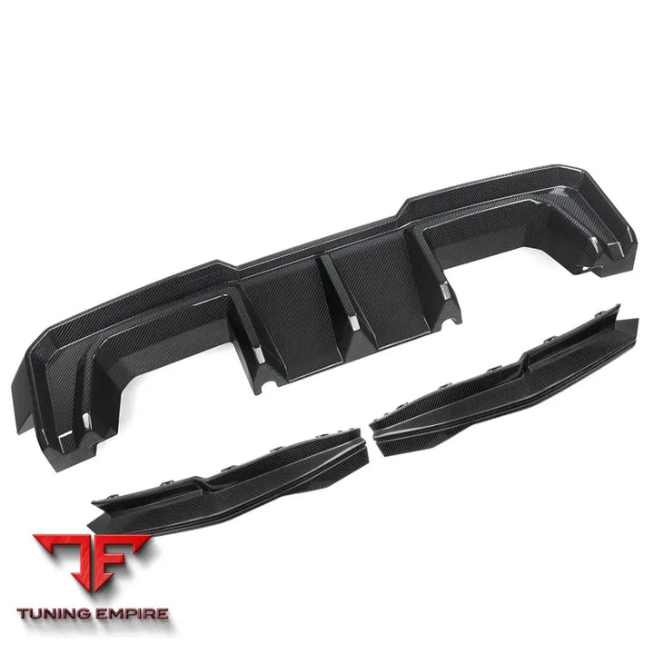 BMW M3 G80 G81 REAR DIFFUSER IN PREPREG CARBON FIBRE (V2) - Carbon Fibre Parts