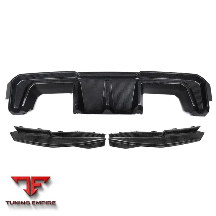 BMW M3 G80 G81 REAR DIFFUSER IN PREPREG CARBON FIBRE (V2) - Carbon Fibre Parts