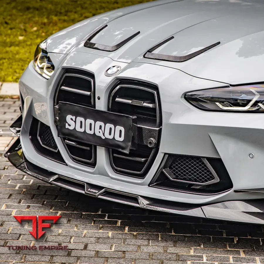 BMW M3 G80 M4 G82 FRONT GRILLE IN PREPREG CARBON FIBRE (V2) - Carbon Fibre Parts