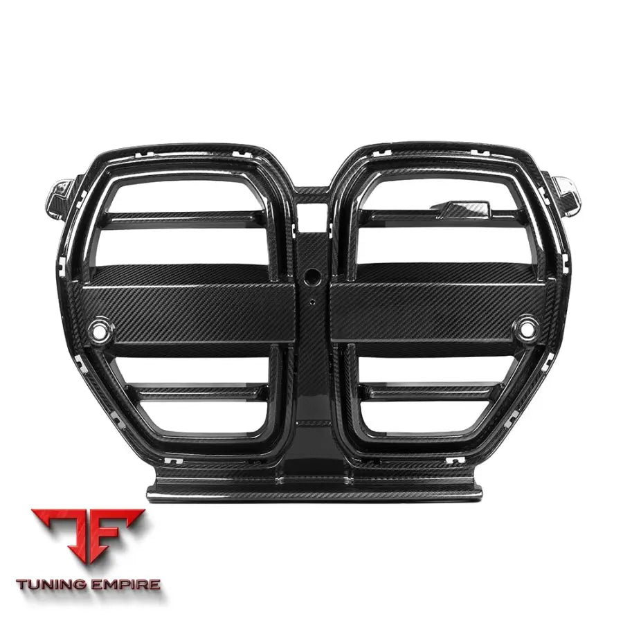 BMW M3 G80 M4 G82 FRONT GRILLE IN PREPREG CARBON FIBRE (V2) - Carbon Fibre Parts