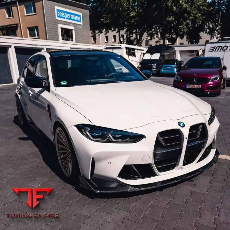BMW M3 G80 M4 G82 FRONT GRILLE W/ACC IN PREPREG CARBON FIBRE (V1) - Carbon Fibre Parts