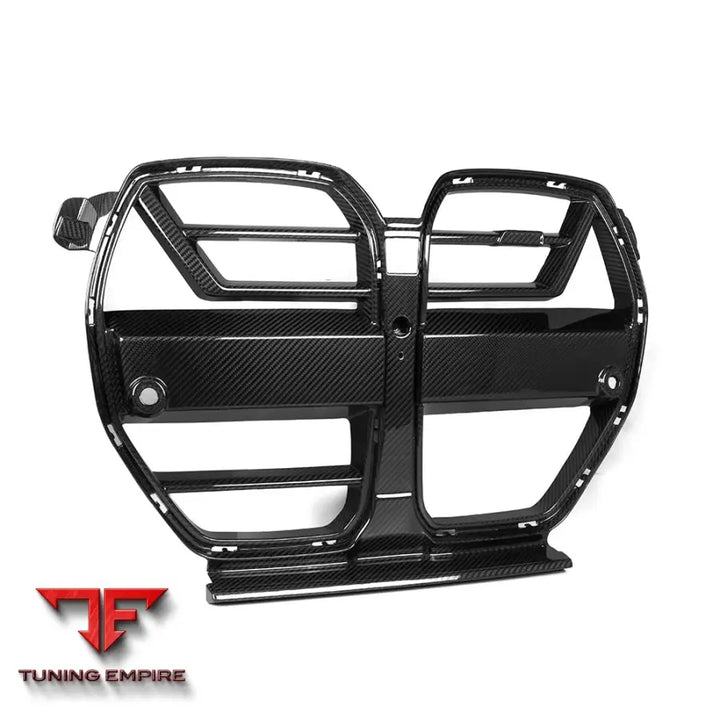 BMW M3 G80 M4 G82 FRONT GRILLE W/ACC IN PREPREG CARBON FIBRE (V1) - Carbon Fibre Parts