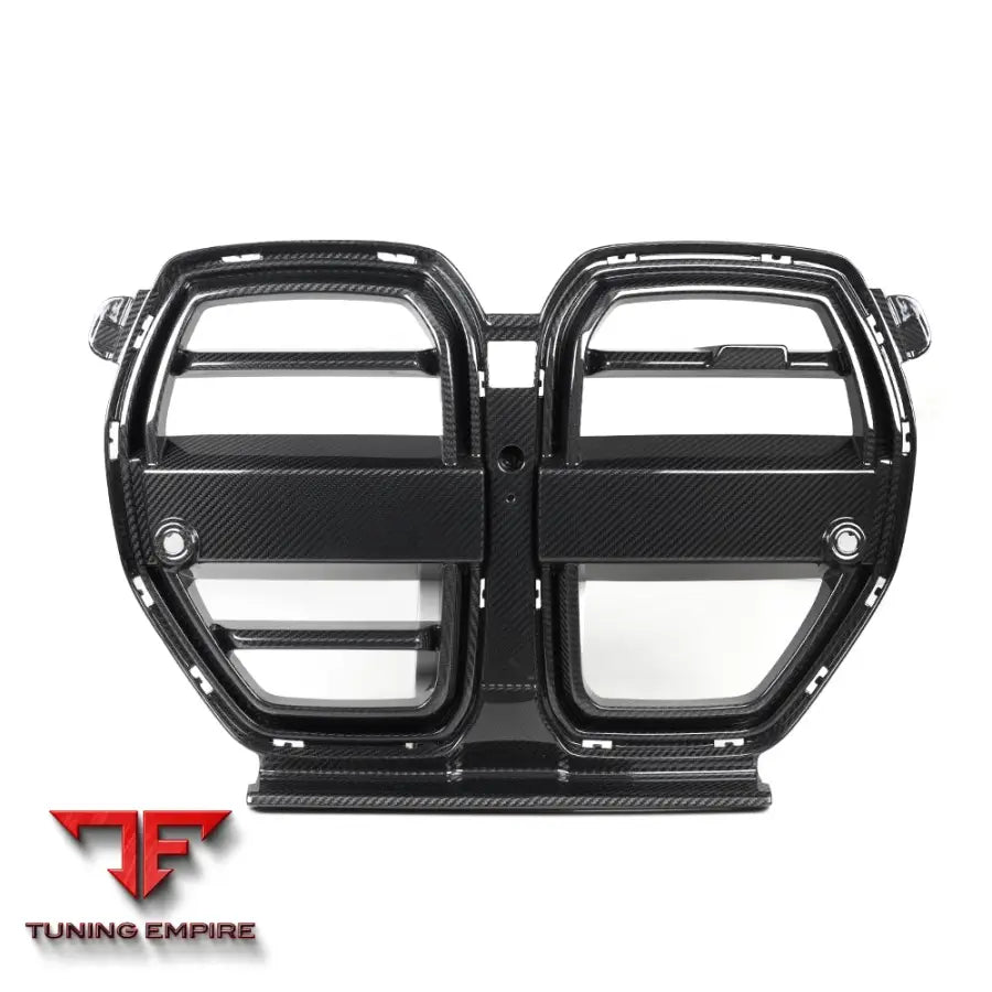 BMW M3 G80 M4 G82 FRONT GRILLE W/ACC IN PREPREG CARBON FIBRE (V2) - Carbon Fibre Parts