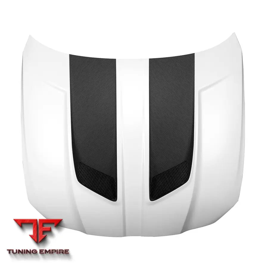 BMW M3 G80 M4 G82 VENTED HOOD IN WHITE PRIMER FINISH (V2) - Carbon Fibre Parts