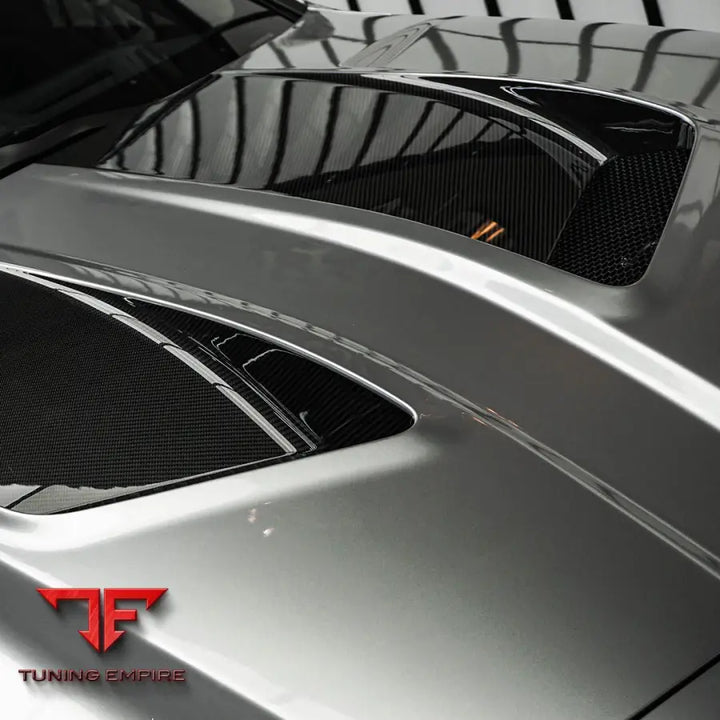 BMW M3 G80 M4 G82 VENTED HOOD IN WHITE PRIMER FINISH (V2) - Carbon Fibre Parts