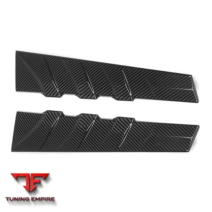 BMW M3 G81 REAR WINDOW FINS IN PREPREG CARBON FIBRE - Carbon Fibre Parts