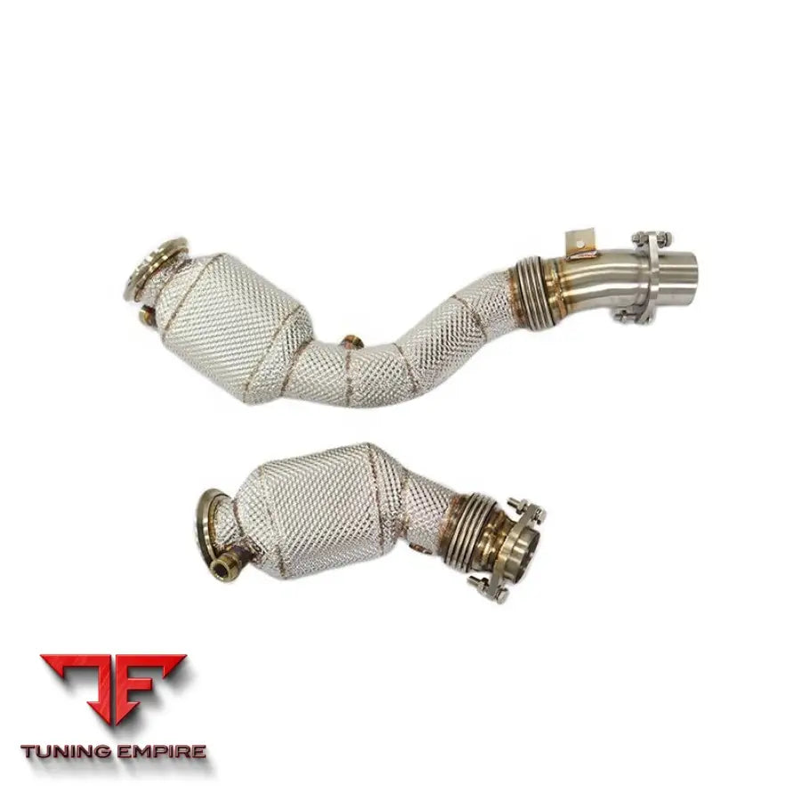 BMW M3/M4 F80 F82 3.0T STAINLESS STEEL RAZOR EXHAUST DOWNPIPE WITH HEAT SHIELD