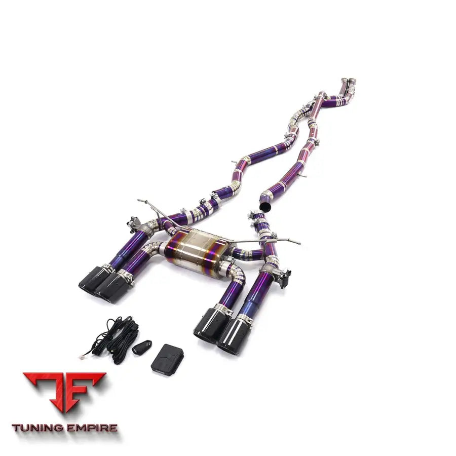 BMW M3 M4 F80 F82 3.0T VALVETRONIC TITANIUM CATBACK RAZOR EXHAUST WITH MUFFLER VALVE