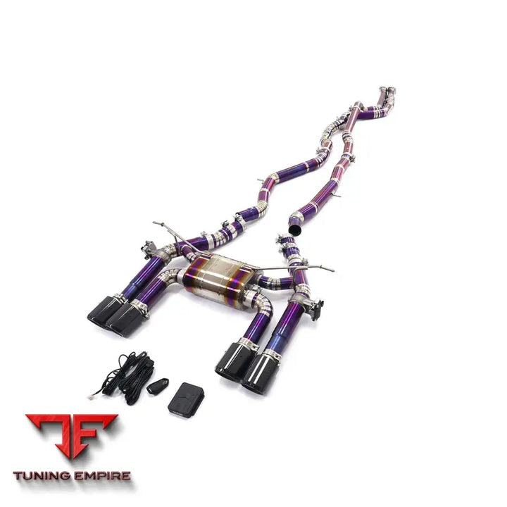 BMW M3 M4 F80 F82 3.0T VALVETRONIC TITANIUM CATBACK RAZOR EXHAUST WITH MUFFLER VALVE
