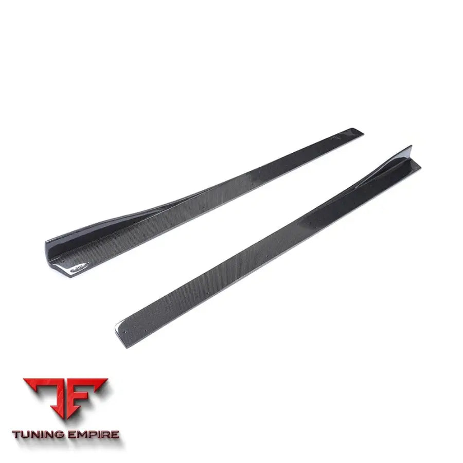 BMW M3/M4 (F80 F82 F83) 2014-2020 CARBON FIBRE SIDE SKIRTS - V2 - CT CARBON