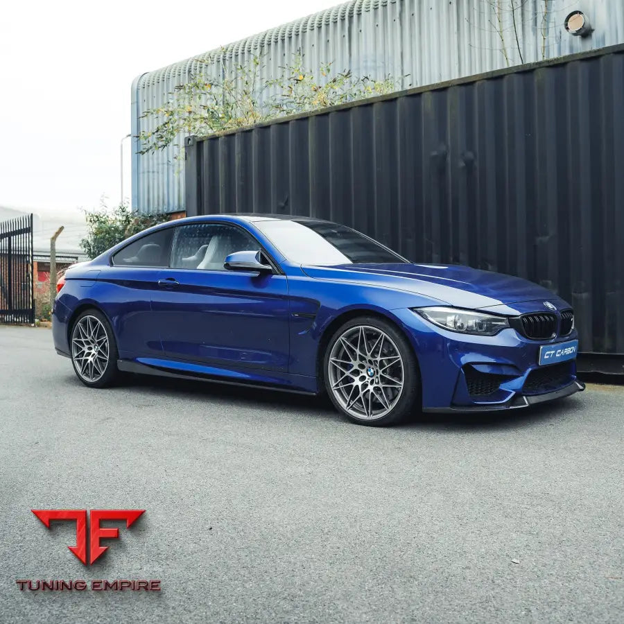 BMW M3/M4 (F80 F82 F83) 2014-2020 CARBON FIBRE SIDE SKIRTS - V2 - CT CARBON