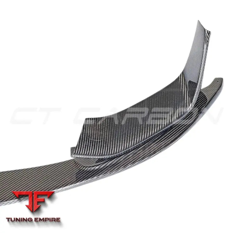 BMW M3/M4 F80/F82/F83 2014-2020 CARBON FIBRE SPLITTER (3 PIECE) - V1 - CT CARBON