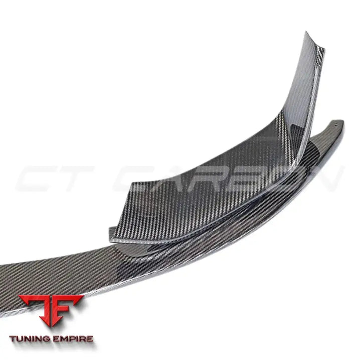 BMW M3/M4 F80/F82/F83 2014-2020 CARBON FIBRE SPLITTER (3 PIECE) - V1 - CT CARBON