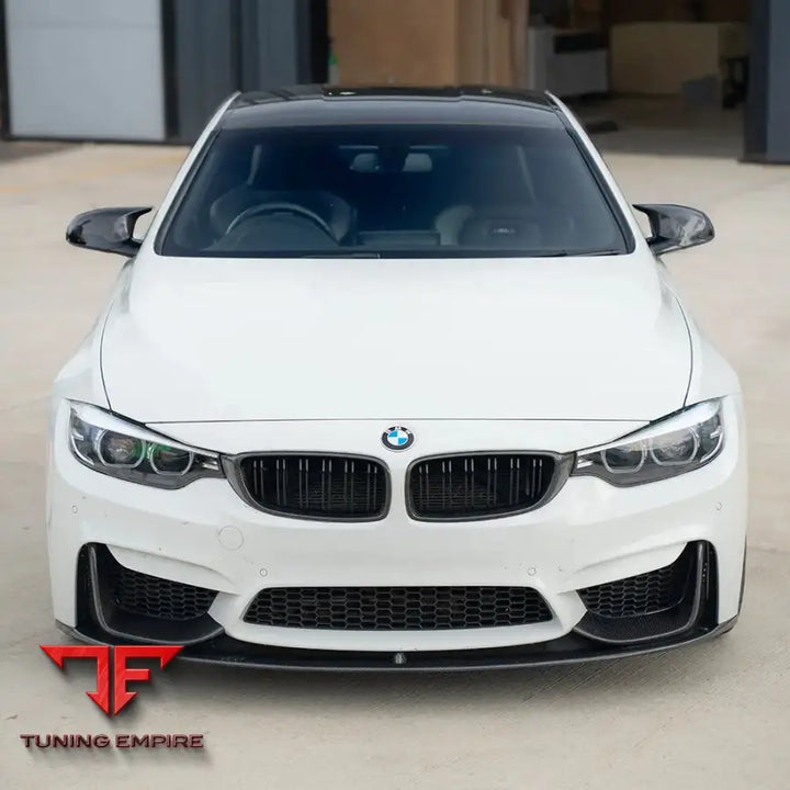 BMW M3/M4 F80/F82/F83 2014-2020 CARBON FIBRE SPLITTER (3 PIECE) - V1 - CT CARBON