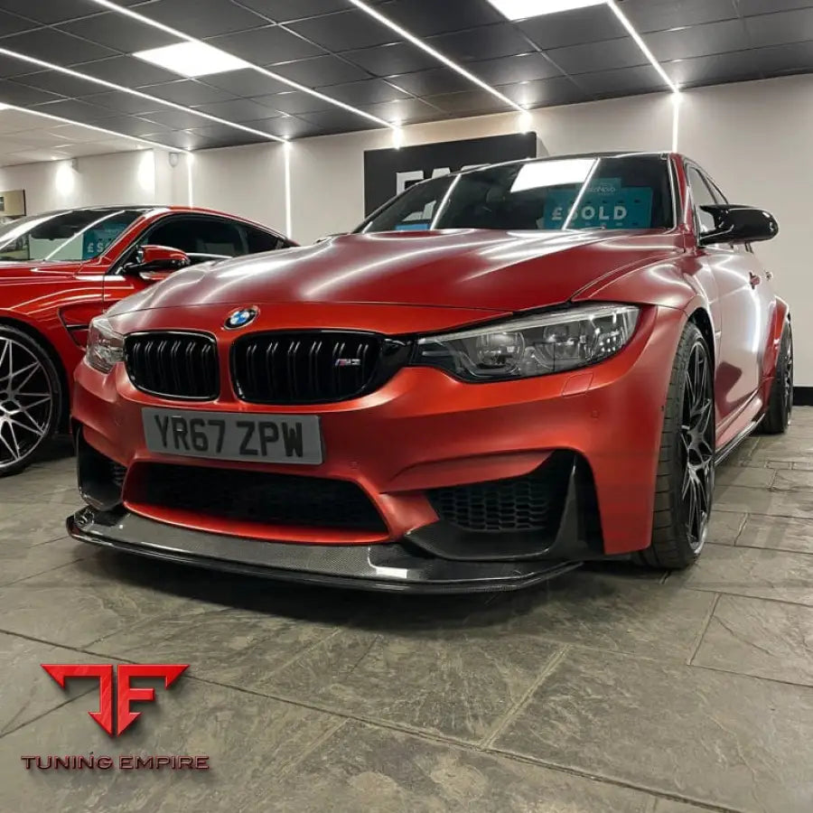 BMW M3/M4 (F80 F82 F83) 2014-2020 CARBON FIBRE SPLITTER - V5 - CT CARBON